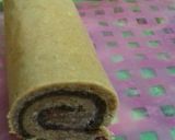 A picture of step 16 of Choco filled Biscuit Swiss Roll.
