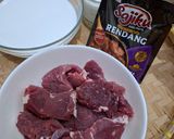 Foto langkah ke 1 dari resep Rendang Daging 3 Bahan.