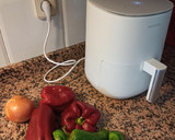 Foto del paso 1 de la receta: Pimientos fáciles en airfryer
