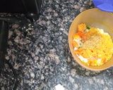A picture of step 4 of Papad Churi.