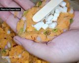 A picture of step 2 of Potato Lollipop.