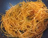 A picture of step 4 of Japanese Carrot Fry with Chikuwa.