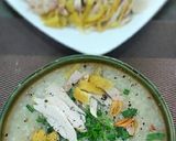 Hình bước làm 4 của món Cháo gà dọn tủ lạnh