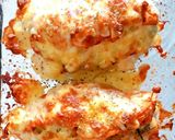 รูปขั้นตอนการทำที่ 7 ของ อกไก่ยัดไส้เห็ดผักโขมชีส mushroom spinach &cheese stuffed chicken