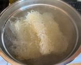 A picture of step 1 of Easy Pancit Palabok (Filipino Rice Noodles).