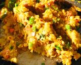 A picture of step 1 of Sweet corn roti pocket.