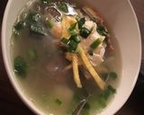 Hình bước làm 6 của món Canh xương bò (갈비탕)