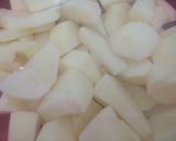 A picture of step 1 of Jeera saunf flavour potatoes.