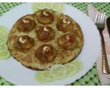 A picture of step 7 of Cheese rawa appe omelette.