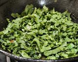 A picture of step 7 of Palak aloo chana dal sabzi.