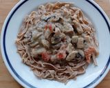 Gombás csirkemell t.k. tésztával - fogyis recept fázis 6 fotója