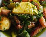 Foto langkah ke 6 dari resep Cumi asin kentang balado ijo.