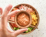 A picture of step 3 of Easy HOMEMADE Teriyaki Tuna Poke Bowl.