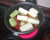 Foto del paso 1 de la receta Lomo adobado a la plancha con verduras cocidas y huevo duro