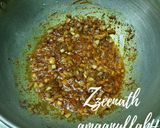 A picture of step 2 of Paalak Kheema with Green Peas.