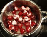 A picture of step 1 of Raspberry Simple Syrup.