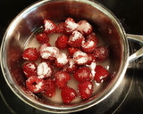 A picture of step 1 of Raspberry Simple Syrup.