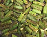 A picture of step 2 of Kaju Bendi Ajwain Masala.