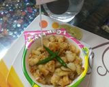 A picture of step 4 of Falahari aloo.