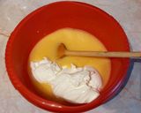Tejfölös-cseresznyés kevert süti recept fázis 5 fotója