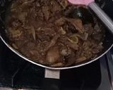 Foto langkah ke 4 dari resep Tumis daging kambing bumbu kecap.