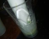 A picture of step 1 of Orange mojito mocktail.