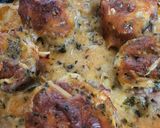 Foto del paso 9 de la receta: Rollitos de solomillo gratinados rellenos de jamón y queso