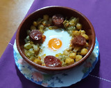 Foto del paso 4 de la receta: Garbanzos con huevo y chorizo (cocina de aprovechamiento)