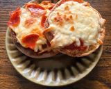 A picture of step 5 of Easy Mini English Muffin Pizzas.