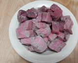 Pas rețetă Mămăligă cu sos de carne de vită 1 fotografie