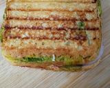 A picture of step 8 of Cheesy Vegetable Masala Grilled Sandwich.