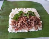 Foto langkah ke 5 dari resep Nasi Bakar Tongkol Asap.