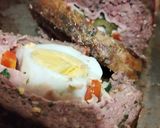 Foto del paso 6 de la receta: 🫑Pan de carne relleno🥚