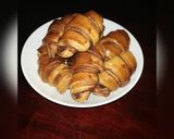 A picture of step 12 of Chocolate layered Croissants.