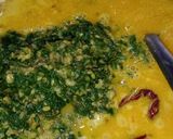 हरी मूंग दाल पालक की सब्जी (Moong dal Palak Sabji recipe in Hindi) रेसिपी चरण 9 फोटो