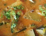 A picture of step 4 of Red pumpkin curry.