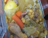 A picture of step 5 of Valencian Cocido/Puchero.