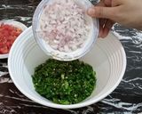 A picture of step 8 of Rangeen Pulao.