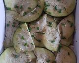 A picture of step 4 of Brinjal and babymarrow lasagne.