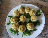 Foto del paso 9 de la receta: Huevos rellenos con hummus de brócoli