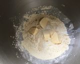 Une image de l'étape 3 de Pâte brisée au lait et farines de froment et pois chiches.