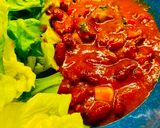 A picture of step 1 of Kidney Beans Curry / Rajma.