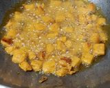 A picture of step 4 of Chilli milky besan.
