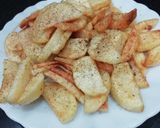 A picture of step 3 of Potato fry.