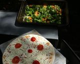 A picture of step 3 of Build your own pizza day with Cookswell.