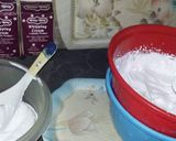 A picture of step 4 of Flag cake.
