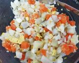 Foto del paso 3 de la receta Ensalada de papa con zanahoria y huevo