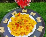 A picture of step 3 of Farfalle Pasta.