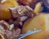 صورة لخطوة 1 من وصفة طبق الخضار ولحمة الخروف 🥩
