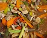 Foto del paso 3 de la receta: Pasta al Wok Mixta (Carne y pollo)